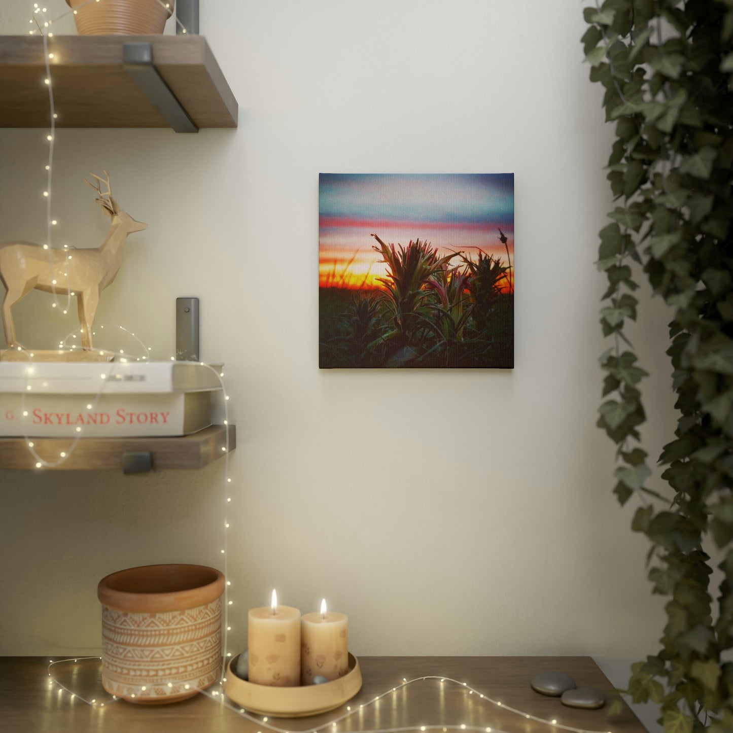 Paintbrush Canvas Photo Tile