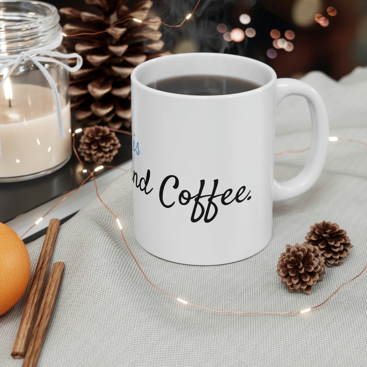 My Dog and Coffee Ceramic Mug 11oz