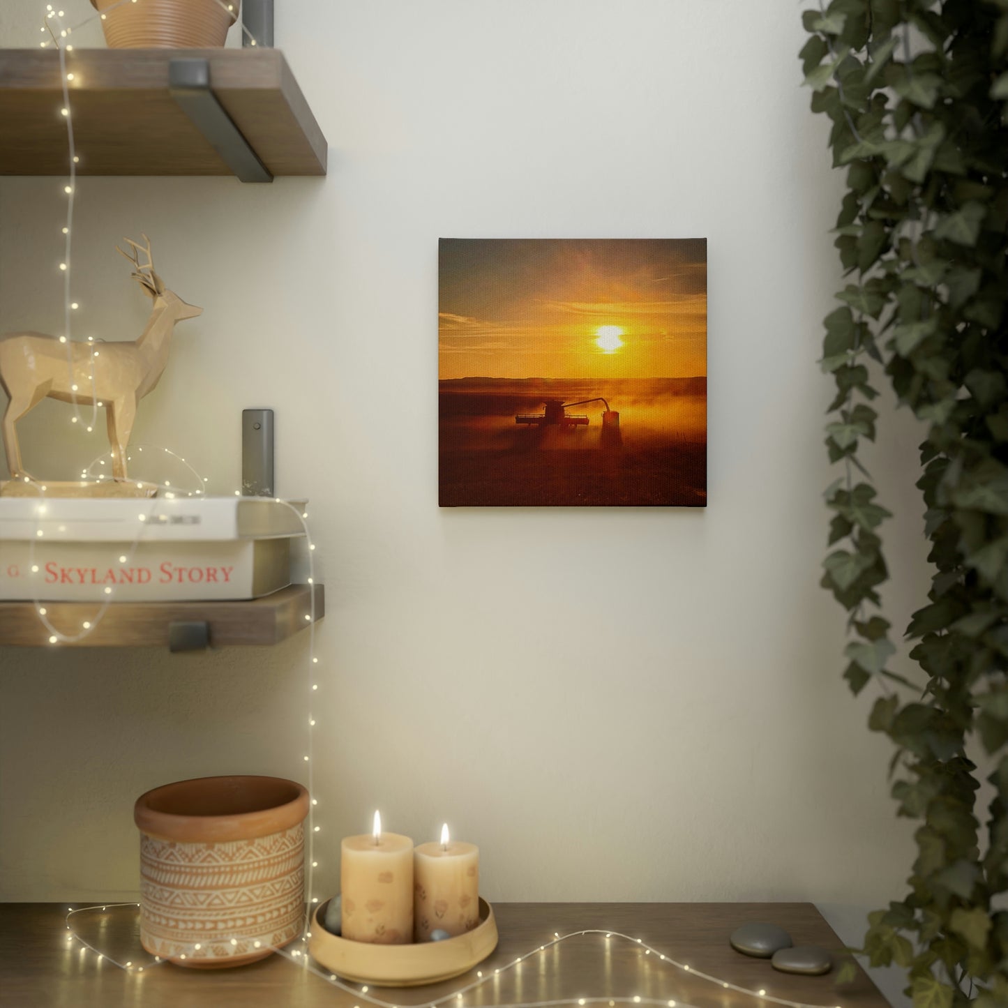 Harvest Canvas Photo Tile
