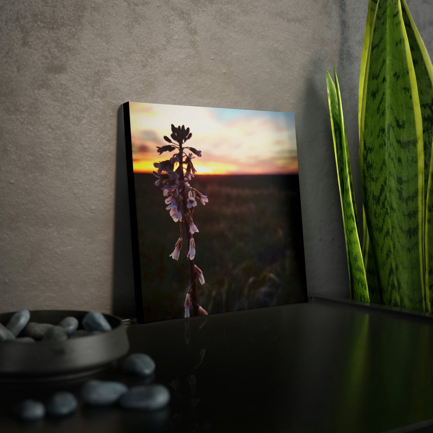 Penstemon Canvas Photo Tile