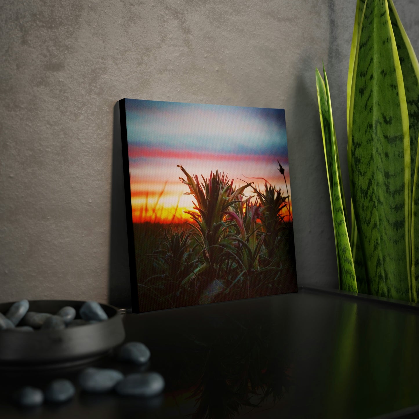 Paintbrush Canvas Photo Tile
