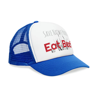 Save Native Prairie Eat Beef Mesh Cap