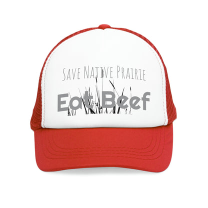 Save Native Prairie Eat Beef Mesh Cap