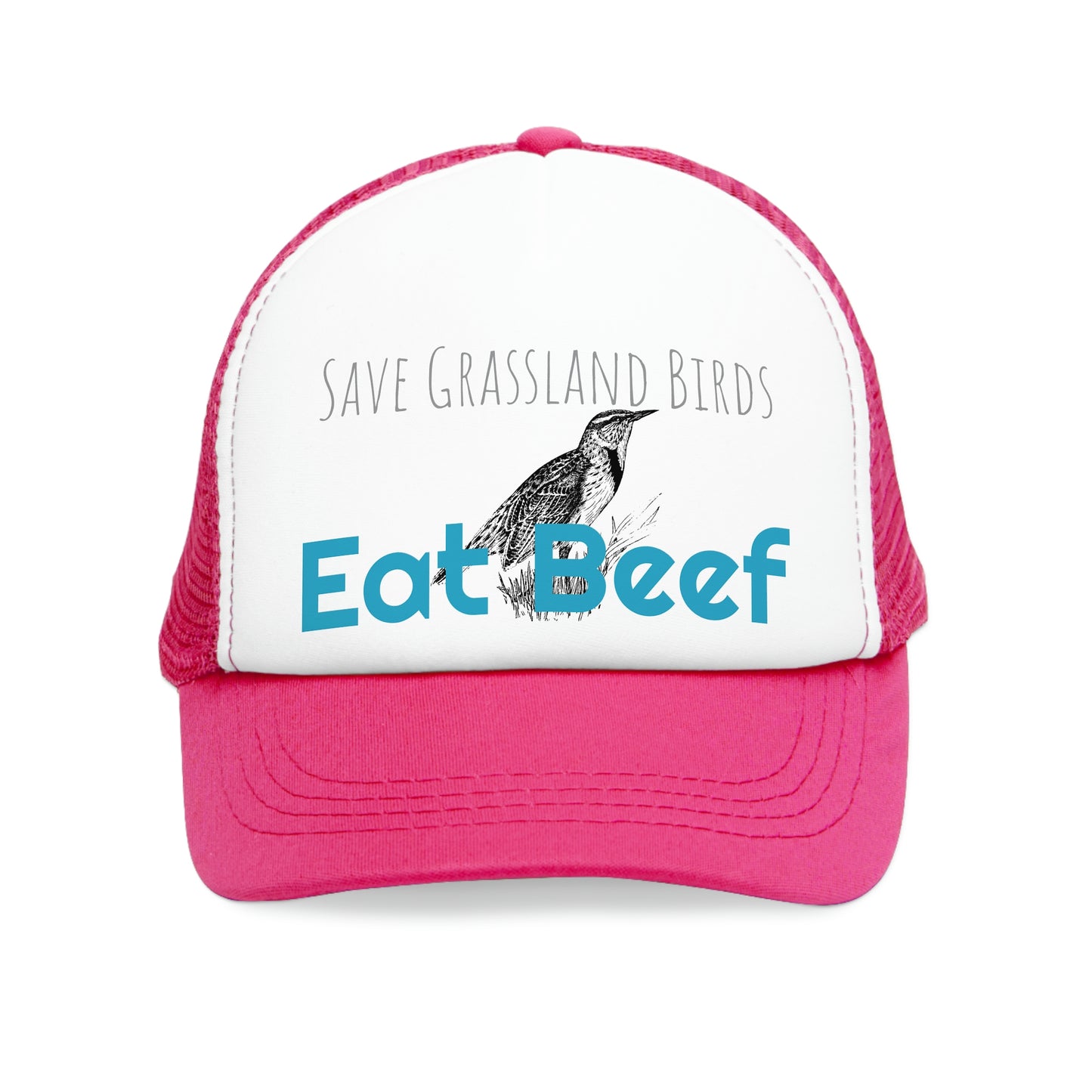 Save Grassland Birds Mesh Cap