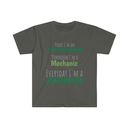 Everyday I'm a Farmer Unisex Softstyle T-Shirt