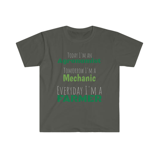Everyday I'm a Farmer Unisex Softstyle T-Shirt