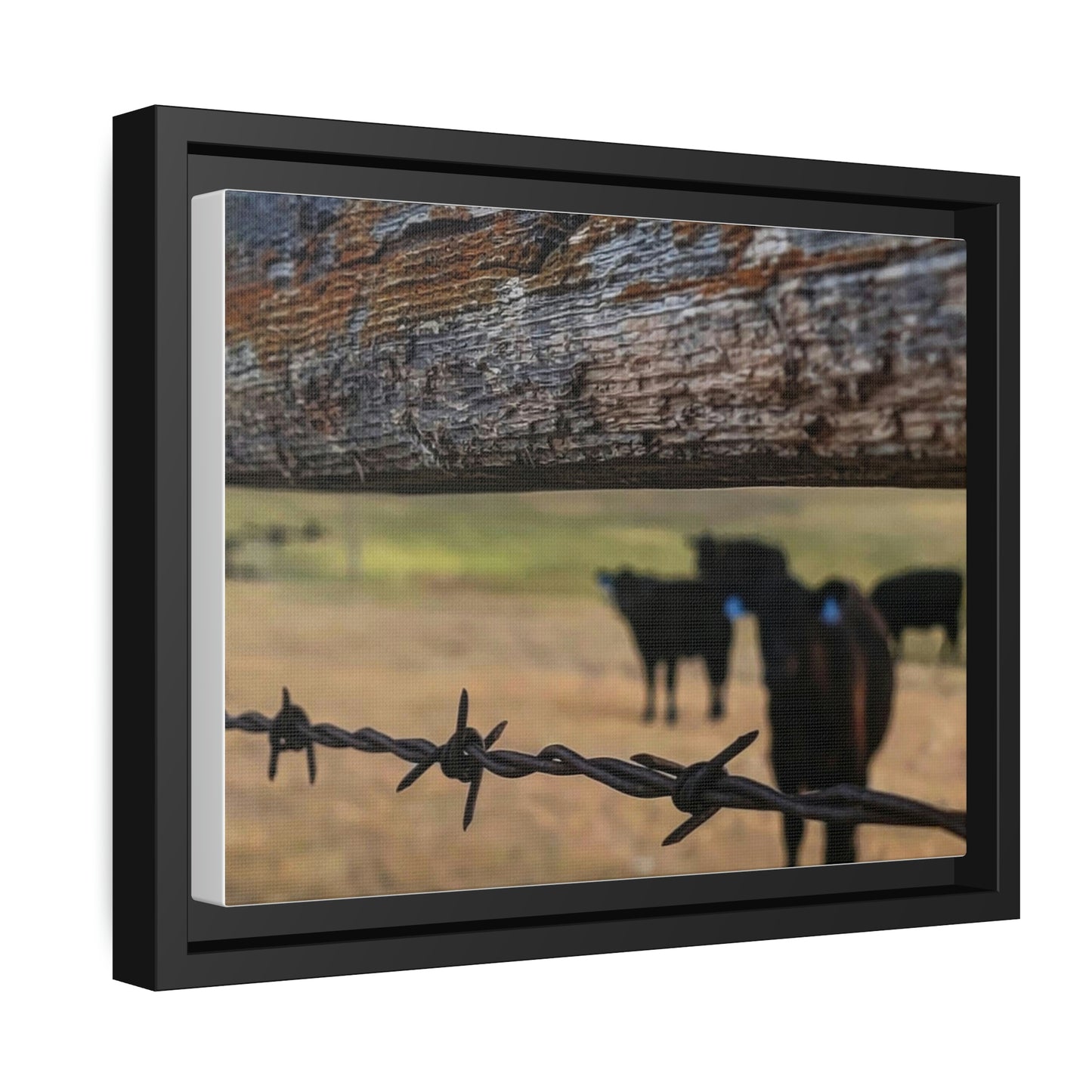 Matte Canvas, Black Frame