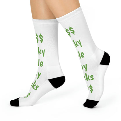 Lucky Sale Day Crew Socks