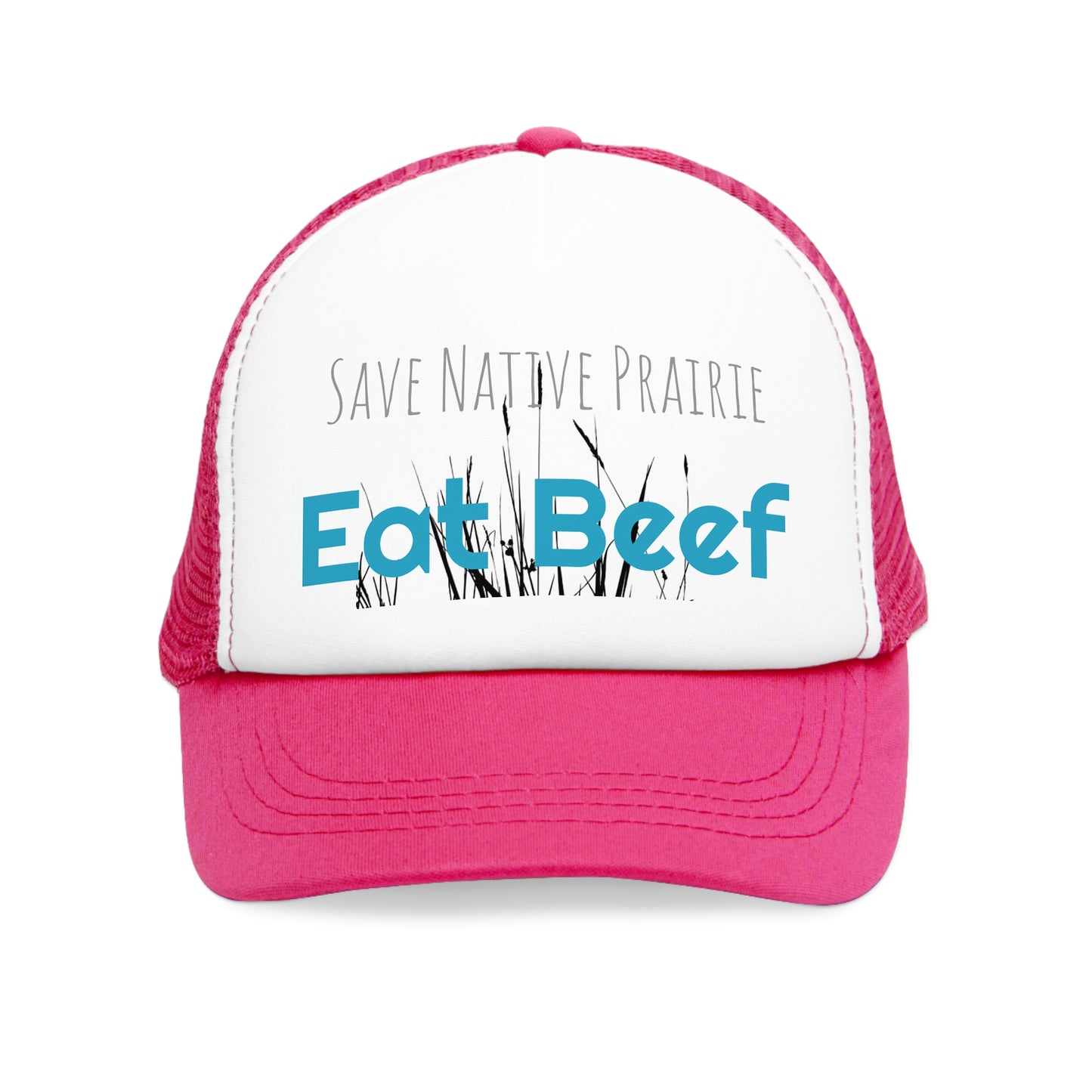 Save Native Prairie Eat Beef Mesh Cap