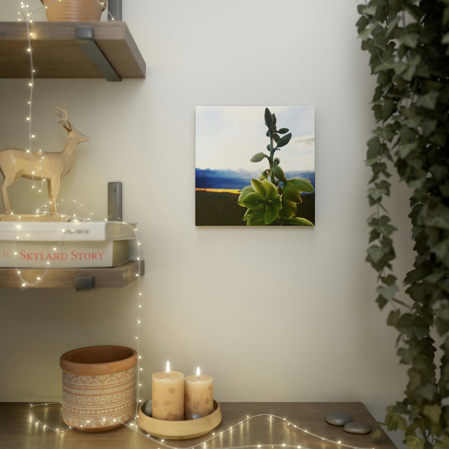 Yucca Canvas Photo Tile