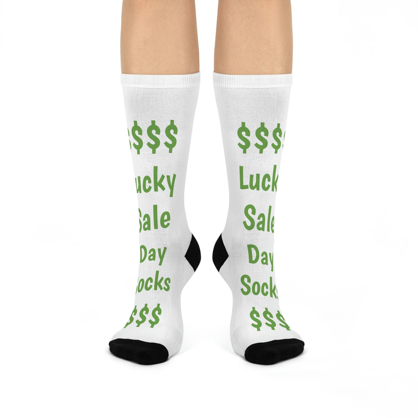 Lucky Sale Day Crew Socks