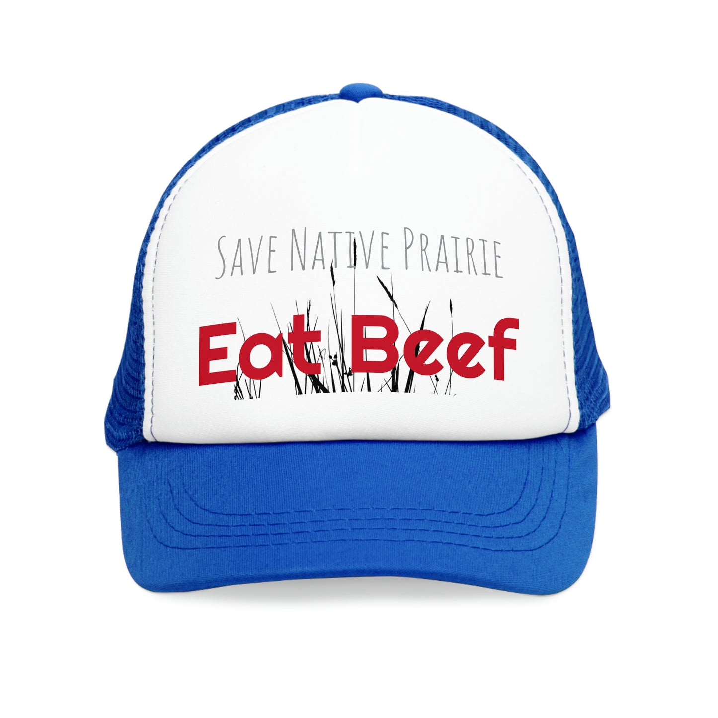 Save Native Prairie Eat Beef Mesh Cap