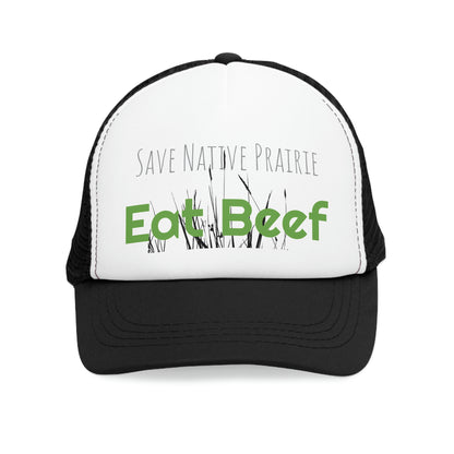 Save Native Prairie Eat Beef Mesh Cap